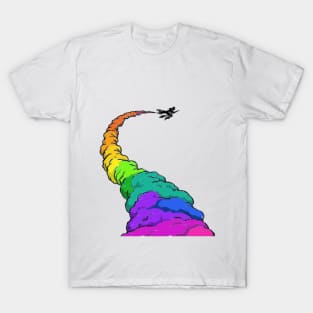 Rainbow Broomstick T-Shirt